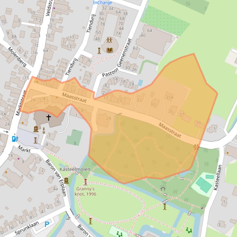 Kaart van postcodegebied 5991BG.