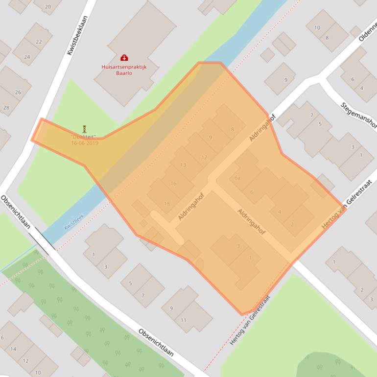 Kaart van postcodegebied 5991BT.