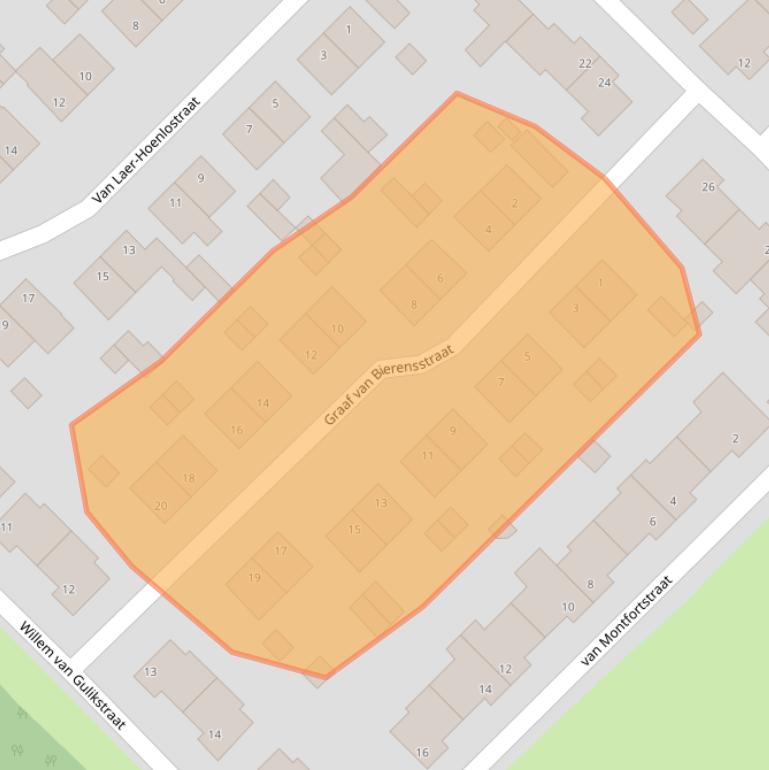 Kaart van postcodegebied 5991CJ.