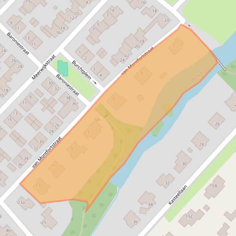 Kaart van postcodegebied 5991CK.