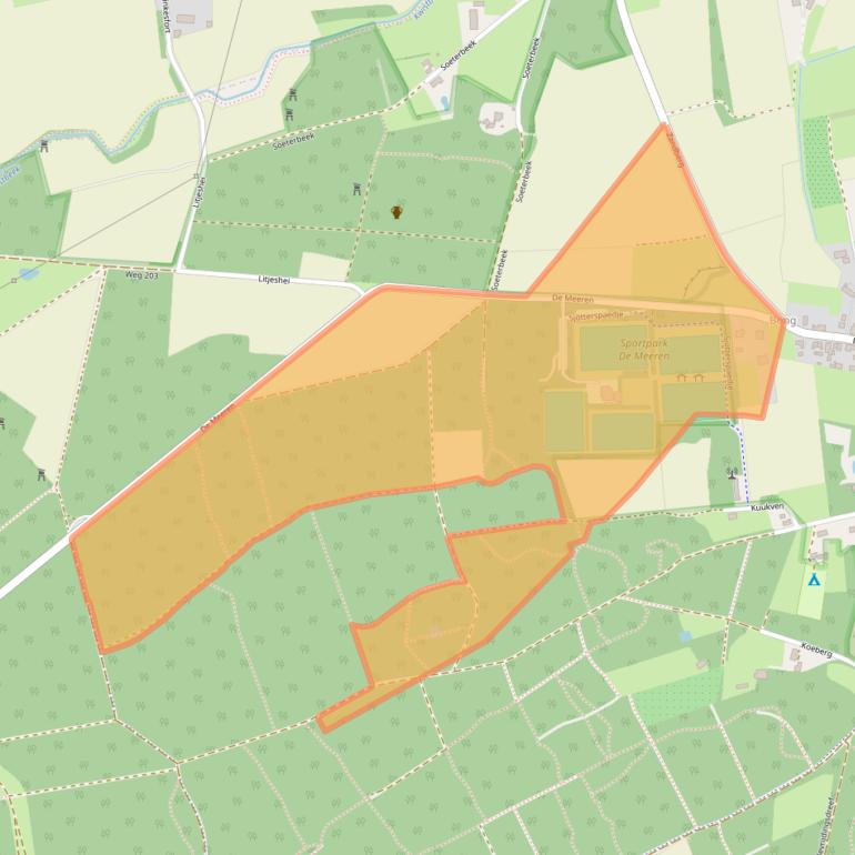 Kaart van postcodegebied 5991ED.