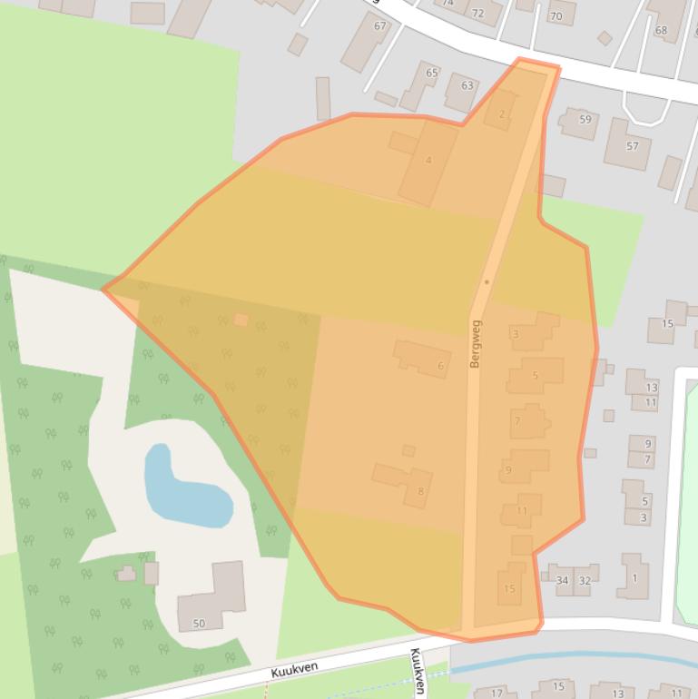 Kaart van postcodegebied 5991EJ.