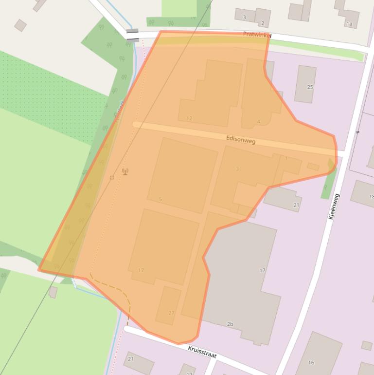 Kaart van postcodegebied 5991EL.