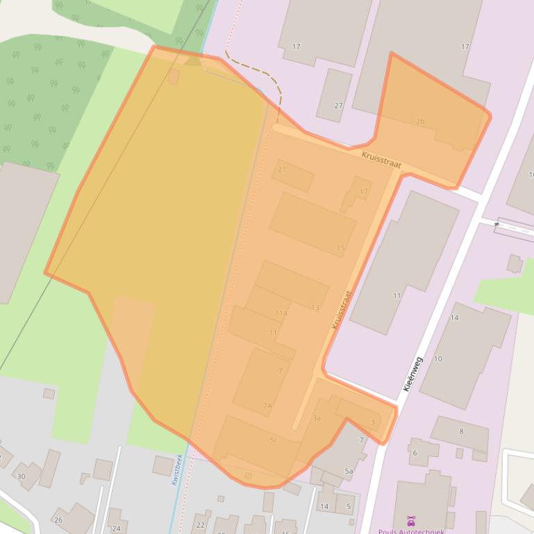 Kaart van postcodegebied 5991EM.