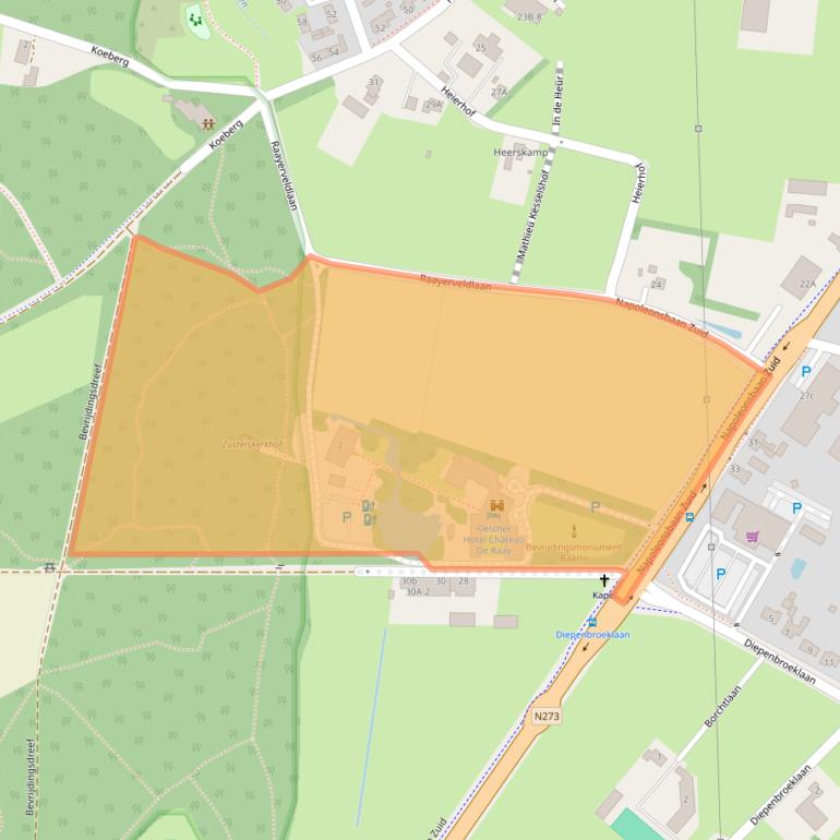 Kaart van postcodegebied 5991EN.