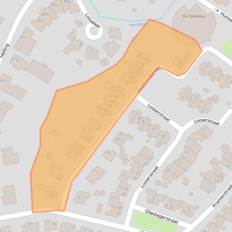 Kaart van postcodegebied 5991KA.