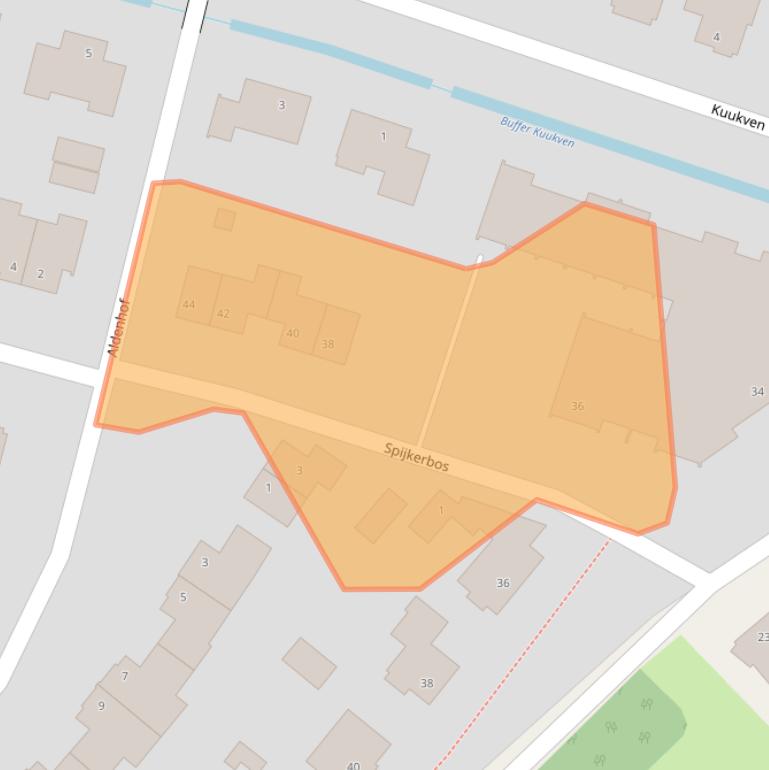 Kaart van postcodegebied 5991LX.