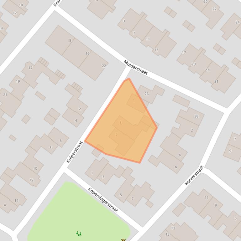 Kaart van postcodegebied 5991MC.