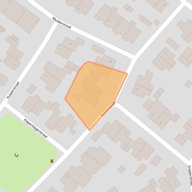 Kaart van postcodegebied 5991MD.