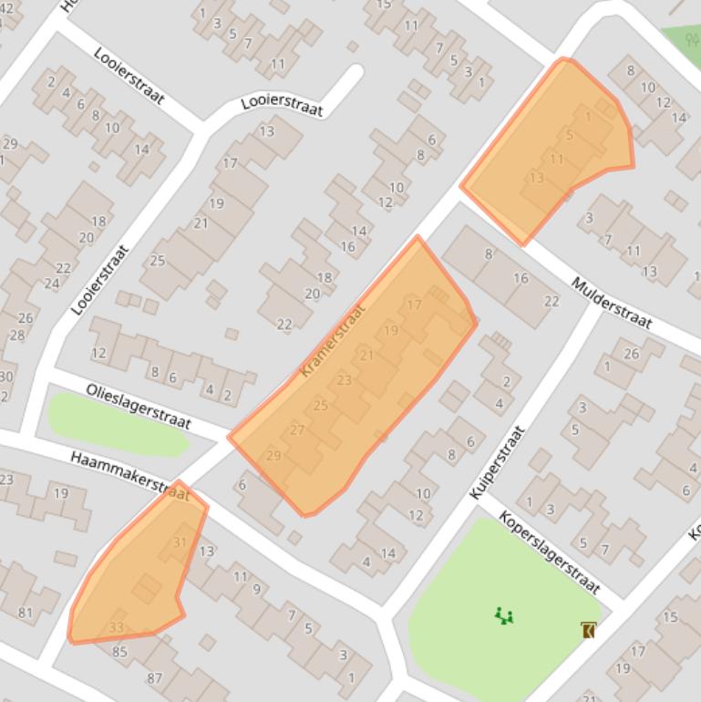 Kaart van postcodegebied 5991ML.