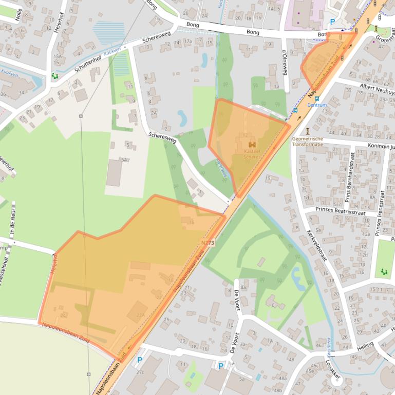 Kaart van postcodegebied 5991NC.