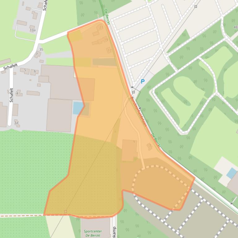 Kaart van postcodegebied 5991NL.