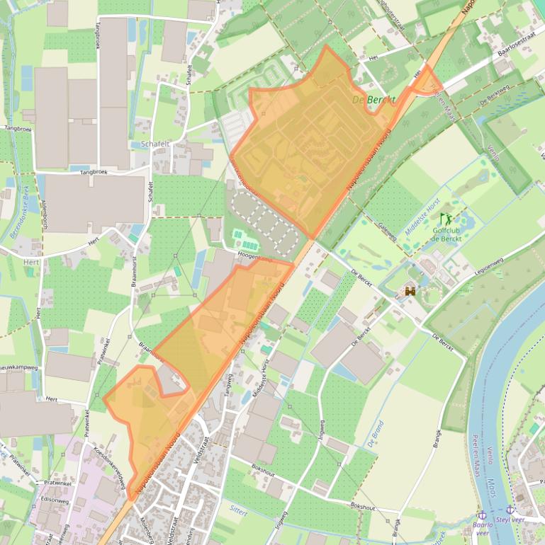 Kaart van postcodegebied 5991NV.