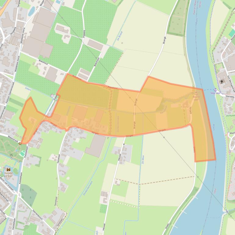 Kaart van postcodegebied 5991PJ.