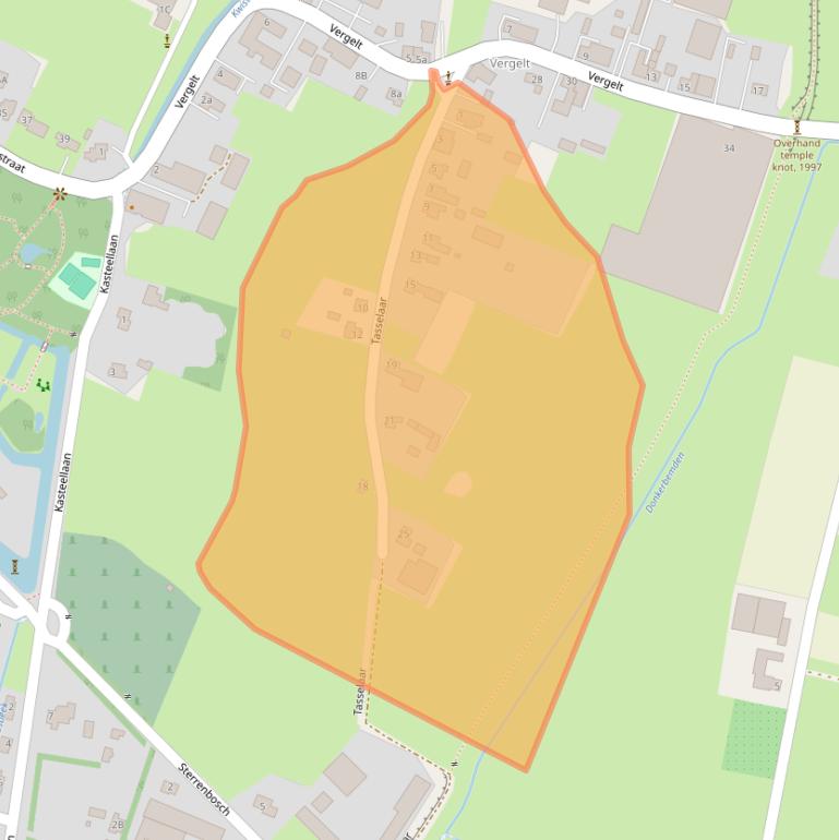 Kaart van postcodegebied 5991PL.