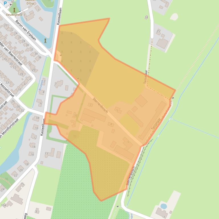 Kaart van postcodegebied 5991PP.