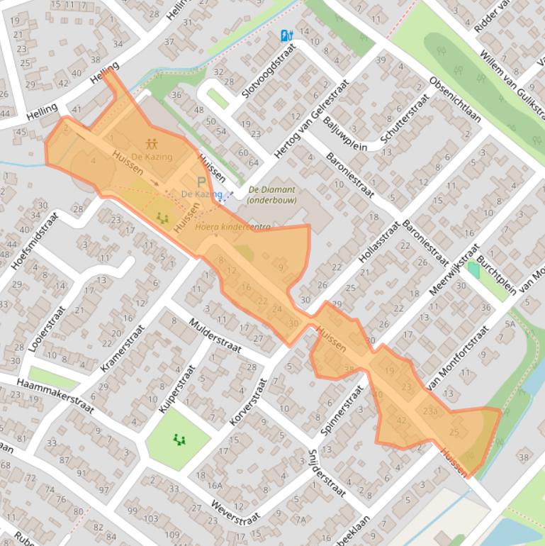 Kaart van postcodegebied 5991PX.