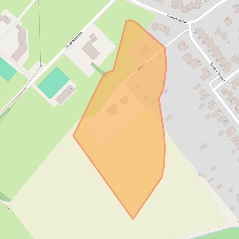 Kaart van postcodegebied 5991PZ.