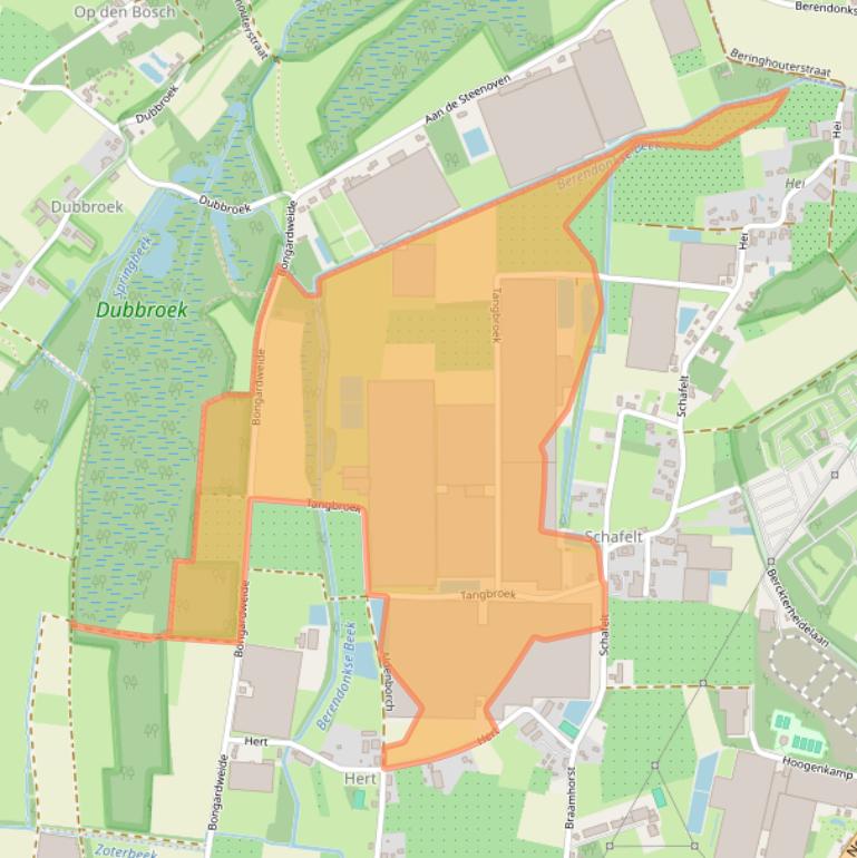 Kaart van postcodegebied 5991RC.