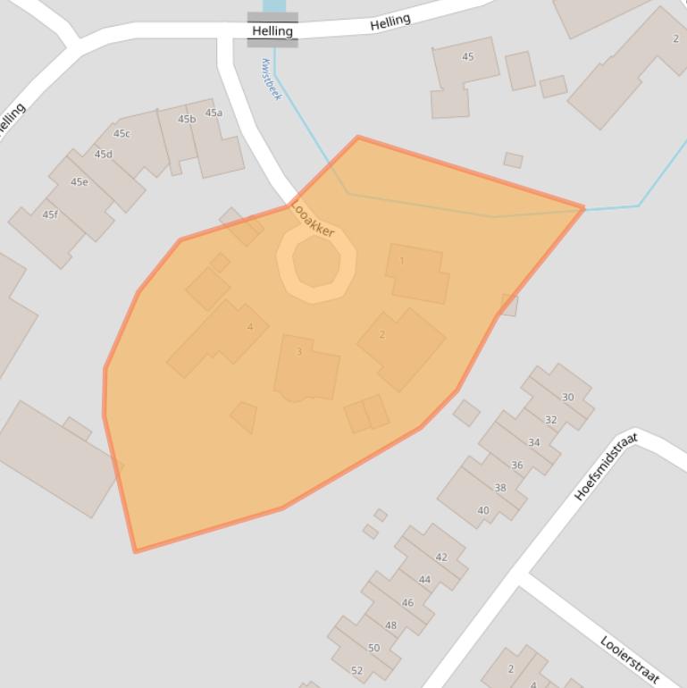 Kaart van postcodegebied 5991XA.