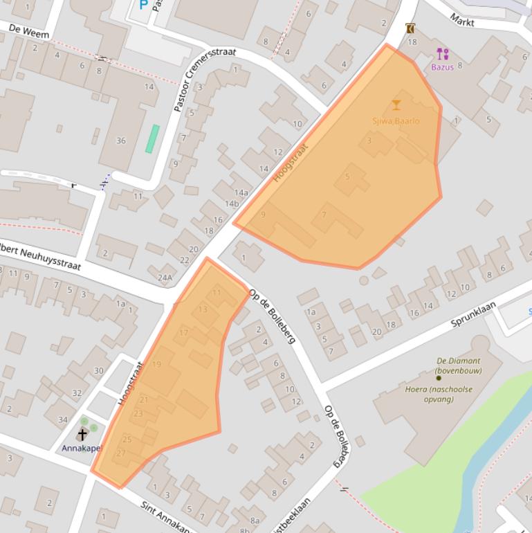 Kaart van postcodegebied 5991XC.