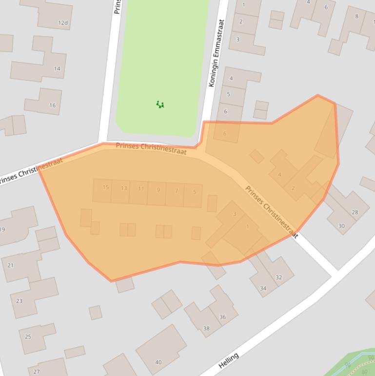 Kaart van postcodegebied 5991XL.