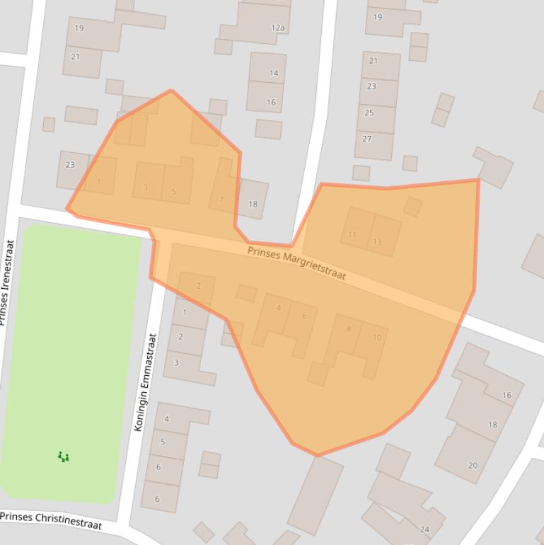 Kaart van postcodegebied 5991XN.