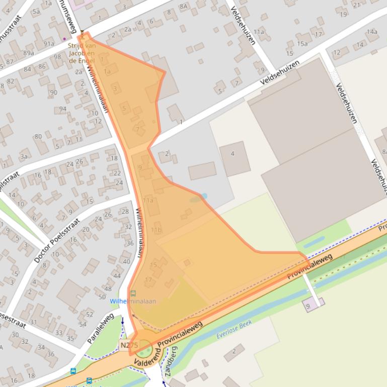 Kaart van postcodegebied 5993AB.
