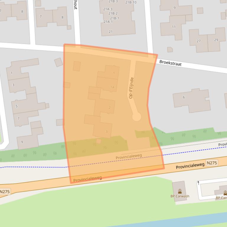 Kaart van postcodegebied 5993BD.