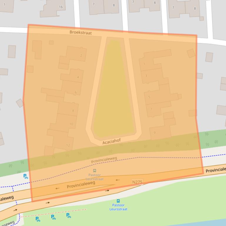 Kaart van postcodegebied 5993BE.