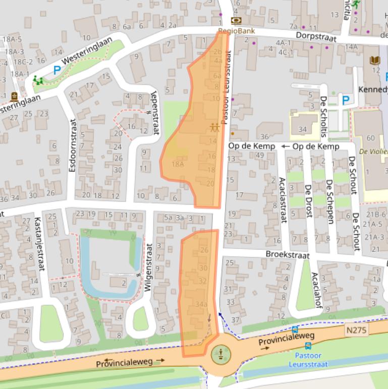 Kaart van postcodegebied 5993CC.