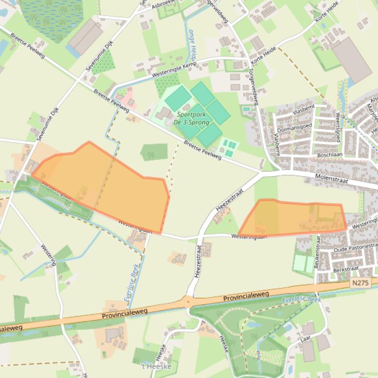 Kaart van postcodegebied 5993CH.