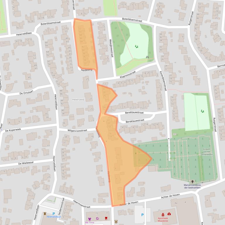 Kaart van postcodegebied 5993CN.