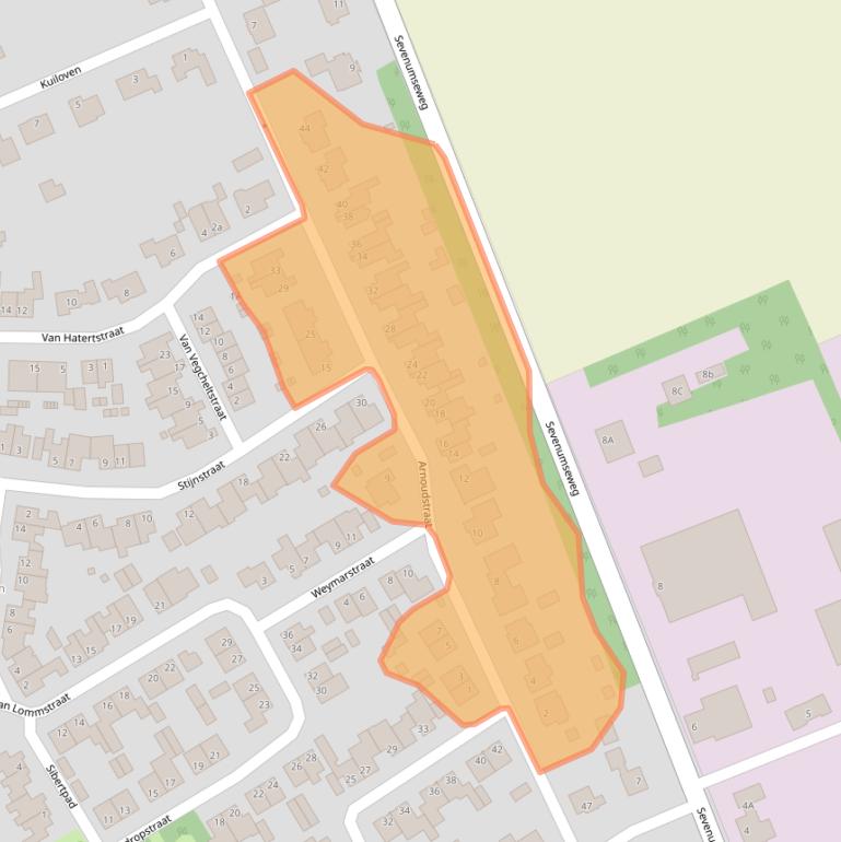 Kaart van postcodegebied 5993CS.