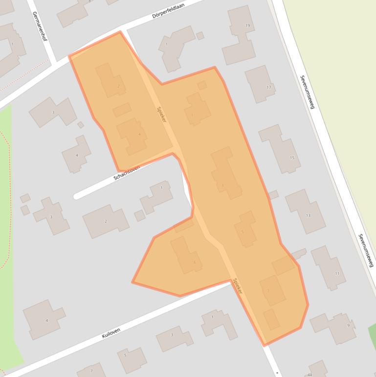 Kaart van postcodegebied 5993DW.