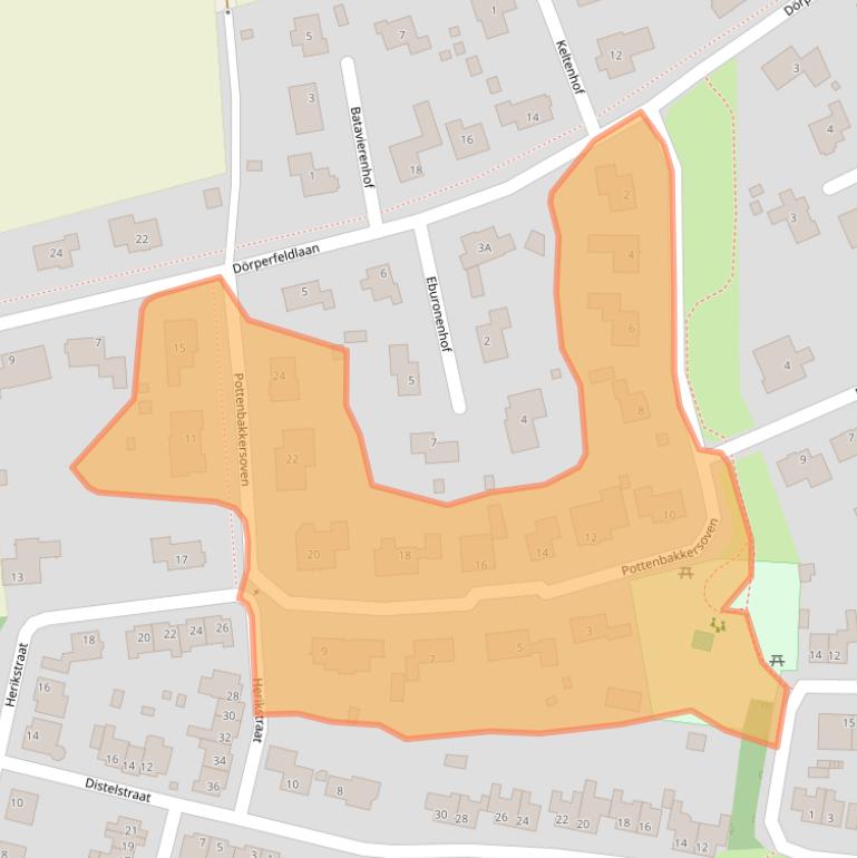 Kaart van postcodegebied 5993DZ.