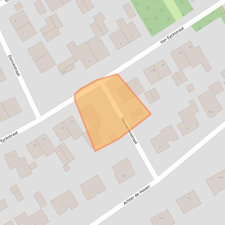 Kaart van postcodegebied 5993EE.