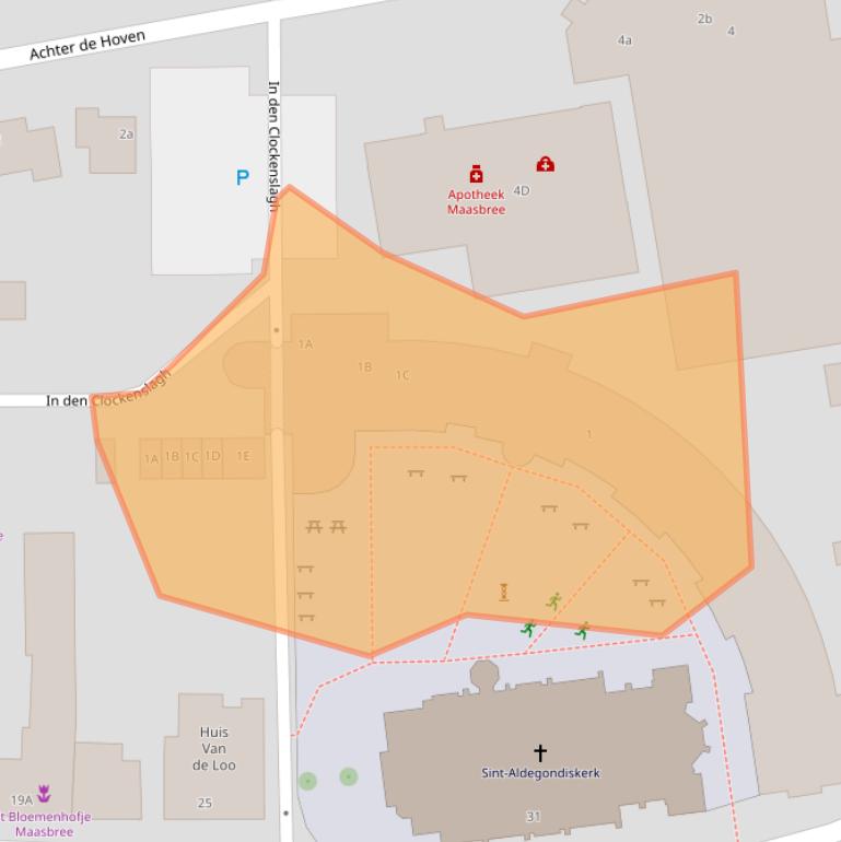 Kaart van postcodegebied 5993EL.