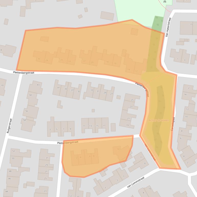 Kaart van postcodegebied 5993EM.
