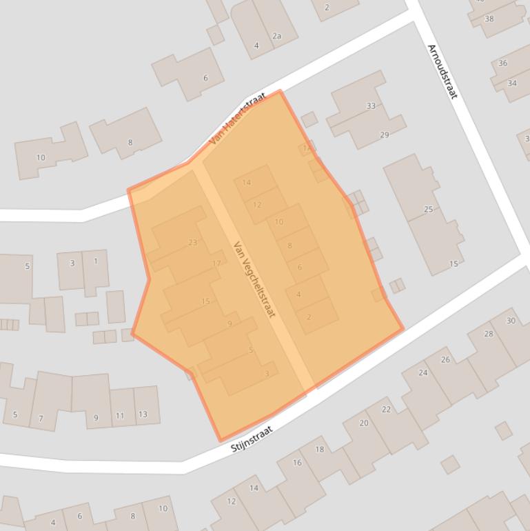 Kaart van postcodegebied 5993EP.