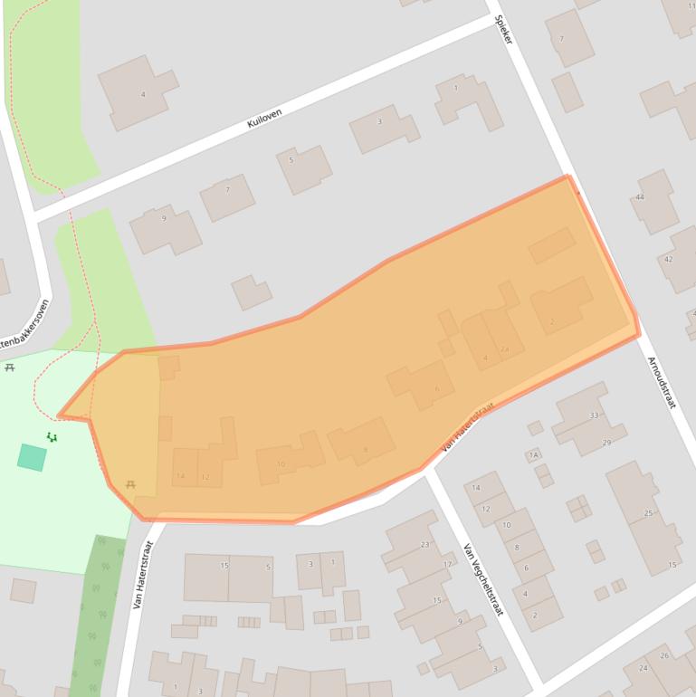 Kaart van postcodegebied 5993ER.