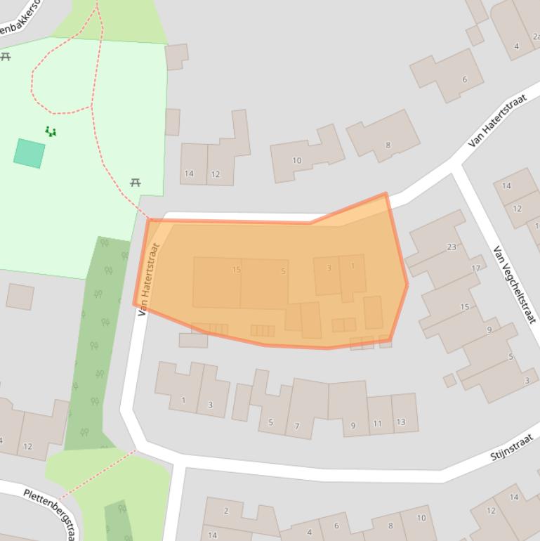 Kaart van postcodegebied 5993ES.
