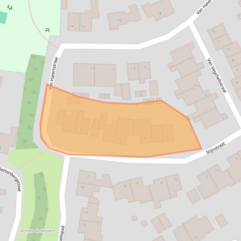 Kaart van postcodegebied 5993ET.