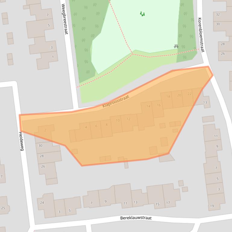 Kaart van postcodegebied 5993GC.