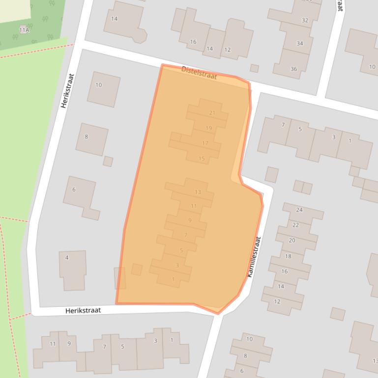 Kaart van postcodegebied 5993GK.