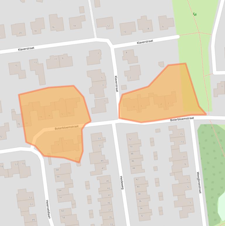 Kaart van postcodegebied 5993GR.