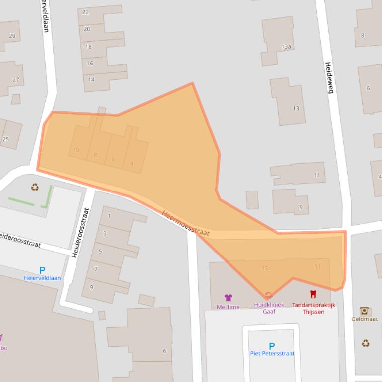 Kaart van postcodegebied 5993GT.