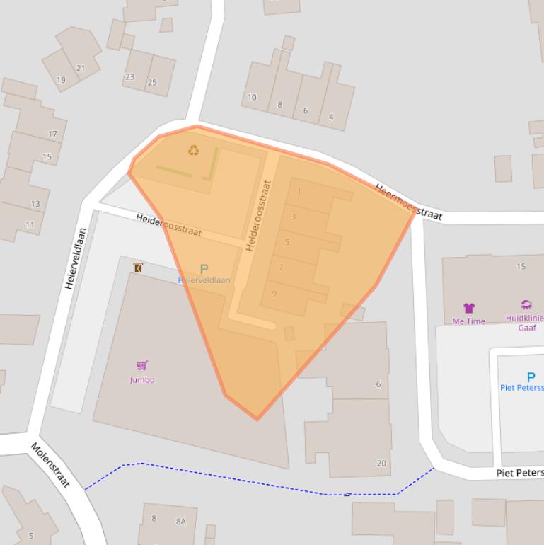 Kaart van postcodegebied 5993GV.