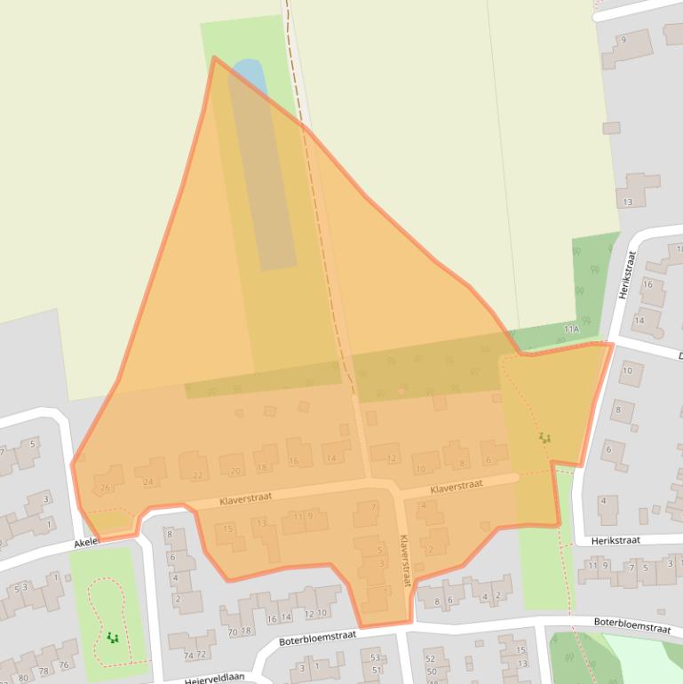 Kaart van postcodegebied 5993GW.