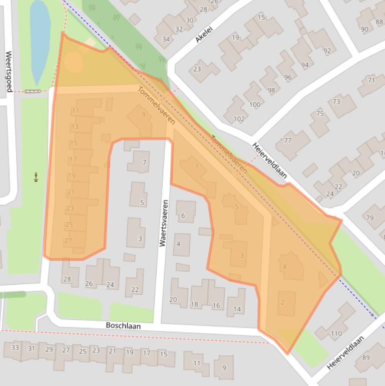 Kaart van postcodegebied 5993HL.